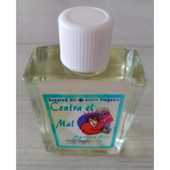 Contra el Mal Scented Oil Against Evil 1 Fl. Oz. Protection Ward Off Negativity - Picture 4 of 5